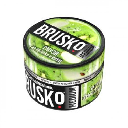 Табак для кальяна Brusko Medium 50 гр (Смузи из яблока и киви)